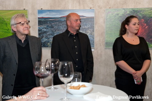 Zahájení výstavy - Stanislav Pokorný - K zemi blíž - foto: &copy; Dagmar Pavlíková